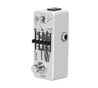 Fenteer Pedal Ecualizador de Bajo Pedal de Efectos Gráficos Que Proporciona ±18 DB para Cada Banda Bajo Eléctrico de 5 Bandas