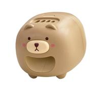 Fenteer Pelador de nueces y girasoles, herramienta eléctrica automática para abrir galletas de melón y melones, con forma de animal, ideal para fiestas y, Oso