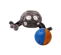 Fenteer Pelota para Perros Que, Juguete de Peluche Recargable, Opción para Masticar Y Ejercicio, Araña