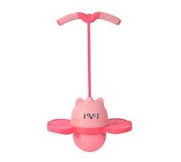 Fenteer Pelota Pogo para niños, Juguete para Saltar, Ejercicio, Parque Infantil, Salto, Pelota Que rebota, Juguete de Equilibrio Mejorado, Rosa
