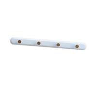 Fenteer Perchero de Madera, Soporte para Sombreros, Mueble en Miniatura, Modelo rústico, Mini Perchero, Colgador de Ropa para dioramas y escenas de Vida, Blanco