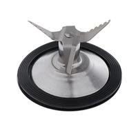 Fenteer Pieza de Repuesto de Cuchilla de Hielo de Acero Inoxidable 80 mm, Lavable Y Reutilizable, para Batidoras Braun 4184 Mx2000 Y Mx2050