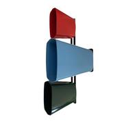 Fenteer Piezas de Tambor de Cencerro de 3 Colores, Tonos Altos Y Bajos, para Bandas Deportivas Competitivas