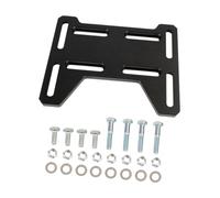 Fenteer Placa de Montaje de Motor Soporte de Reemplazo Adaptador de Rendimiento Accesorio con Ranuras para Ajuste Completo Adecuado para Instalar Motores Pot, Negro