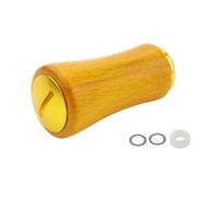 Fenteer Pomo de de Carrete de Pesca de Madera, Profesional, Fácil Instalación, Repuestos, Durabilidad, Resistente, Portátil, Reemplazo Direct, Oro