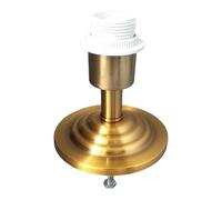 Fenteer Portalámparas de escritorio, base de cerámica, pieza de botella, fácil de instalar, reemplazo, creativo, resistente, bricolaje, E27, metal modificado, Style D