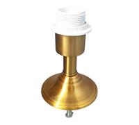 Fenteer Portalámparas de escritorio, base de cerámica, pieza de botella, fácil de instalar, reemplazo, creativo, resistente, bricolaje, E27, metal modificado, Style C
