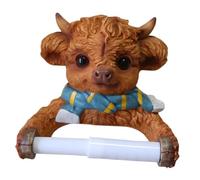 Fenteer Portarrollos de papel higiénico con diseño de animales, portarrollos para decoración del hogar