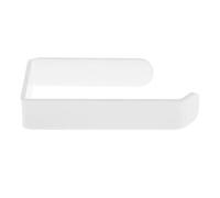 Fenteer Portarrollos de Papel Higiénico Montado en La Pared Portarrollos de Papel Higiénico Blanco Durable