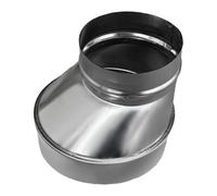 Fenteer Reductor de conductos, aumentador de conductos, accesorio para tubería de suministro de baño, adaptador de tubería de ventilación, conector de