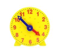 Fenteer Reloj de Enseñanza, Reloj de Aprendizaje para Niños, Juguete Educativo para El Desarrollo de Las Matemáticas, para Decir La Hora hasta El Tercer, 24 Horas