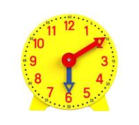 Fenteer Reloj didáctico, Juguete Educativo, Desarrollo de matemáticas básicas, Actividad de, Reloj de Aprendizaje para niños, 12 Horas