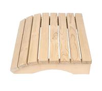 Fenteer Respaldo de Sauna de Madera, Almohada para La Cabeza, Respaldo Ergonómico, Accesorios Antideslizantes para Sauna Doméstica Y Profesional.