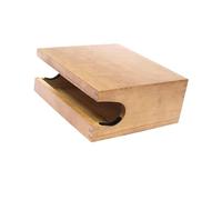 Fenteer Soporte para Bicicleta Organizador Mural de Bicicletas Colgador Pared Estante Robusto Diseño Elegante Madera Adecuado para Oficinas Y Ambientes Minima, Color Madera