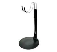 Fenteer Soporte para Figuras de Acción Mini con Clip Central Crotch Support Base Plástica Redonda Accesorio Esencial para Exposición Adecuado para Vitr, Negro