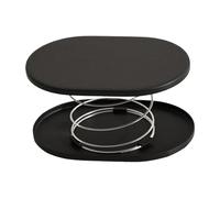 Fenteer Tissue Box Holder Spring Support para Extraer Pañuelos Soporte de Resorte Elevador Dispensador Compacto Y Cubierta Ligera Que El, Negro, Individual