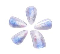 Fenteer Uñas Pipa para piano para instrumentos musicales de cuerda, artísticas, ergonómicas y cómodas, protectores de dedos para principiantes, Blue L