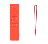 Fentency Daily Grip - Funda para mando a distancia, color rojo | Funda de silicona, diseño flexible, acceso directo con botón, accesorio de medios reductores de rozaduras, uso doméstico