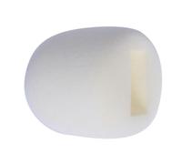 Fentency Microphones - Esponjas para parabrisas Go II, color blanco | Cubierta de espuma protectora, micrófonos estándar, instalación sin herramientas para equipos de sonido portátiles de