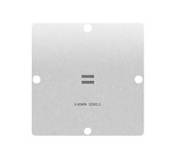 Fentency Reballing - Plantilla de acero de 90 x 90 mm para BGA78-BGA152 DDR5, patrón de soldadura de memoria