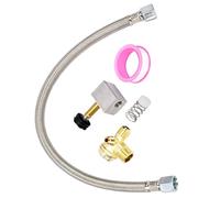 Fentency Tubo de compresor de aire, válvulas de retención de manguera flexible, kits de batería, accesorios de herramientas eléctricas, fácil de usar, tubo de compresor de aire, manguera flexible