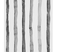 FENTIS Negro Efecto Rayas Anchas Papel Pintado Autoadhesivo Blanco Pelar y Pegar Papel de Contacto Vinilo Pegatina Pared Rollos para Cocina Mostrador Dormitorio Encimera Impermeable 44.5x500cm