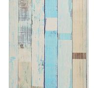 FENTIS Papel Pintado Efecto Madera Plástico Autoadhesivo Verde Despegar y Pegar Papel de Contacto 44.5x1000cm Rollo Desenfundable para Cocina Puerta de Armario de Baño