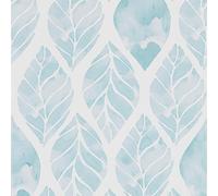 FENTIS Papel Tapiz Autoadhesivo de Rayas Azules Estilo Moderno Geométrico Papel de Contacto Extraíble para Sala de Estar Dormitorio Rollo de Plástico para Armario de Baño 44,5x500cm