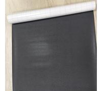 FENTIS Película opaca total para ventana, 100% bloqueo de luz, película de privacidad blanca lateral estática, película de oscurecimiento no adhesiva para dormitorio, día de sueño y guardería de bebé,