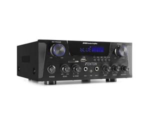 Fenton AV430B Amplificador HiFi Karaoke Bluetooth 2x300W Negro