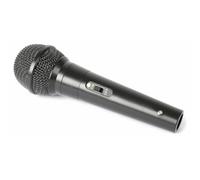 Fenton DM100 Micrófono karaoke dinámico | Patrón supercardioide, interruptor On/Off, cable XLR a jack de 3 m, versión para venta masiva