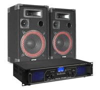 Fenton FPL500 - Altavoz pasivo PA 8" 500W para DJ móviles Color Negro | Woofer de 8 pulgadas, 500W de potencia, para fiestas y eventos, montaje versátil, caja acústica de construcción sólida