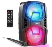 Fenton FT208LED Altavoz Party Bluetooth 2x8 500W