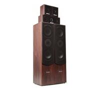 Fenton HF5B 5.0 Sistema de Altavoces Home Cinema Potencia 335 W RMS, Pack de 5 Altavoces de Madera Elegantes Ideales para Cine en casa y Música - Nogal