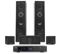 Fenton Home Cinema 5.1 Bluetooth 510W Negro Karaoke MP3 Altavoces madera