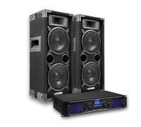 Fenton MAX28 - Altavoz pasivo PA 1600W para escenarios Color Negro | 1600W de potencia, para DJ y discotecas, gravess y definidos, montaje versátil, estructura ligera y duradera