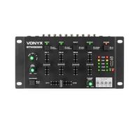 Mezclador de audio Vonyx STM3025B 4 canales compacto negro