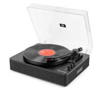 Fenton RP162B - Tocadiscos con Bluetooth bidireccional y USB Acabado Negro