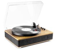 Fenton RP162LW - Tocadiscos con Bluetooth y USB Acabado marrón Claro Retro