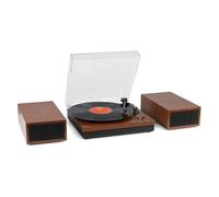 Fenton RP165C - Tocadiscos con Bluetooth Acabado Cereza 3 velocidades Retro | Bluetooth incorporado, 3 velocidades, altavoces integrados, perfecto para regalar o decorar con estilo vintage
