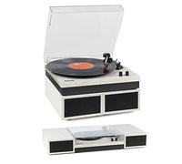 Fenton RP165M - Tocadiscos de Vinilo Bluetooth con 2 Altavoces Integrados, 3 velocidades 33, 45 y 78 RPM, Reproductor Discos de 7, 10 y 12 Pulgadas, Giradiscos Vinilo en Color Mármol