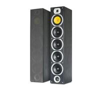 Fenton SHFT57b Pareja de columnas de Altavoces de Suelo, HiFi, 4 woofers de 6.5", Potencia máxima de 600W continuos, 4 vías, Sonido Envolvente, Cine en casa, Alta fidelidad estéreo - Color Negro