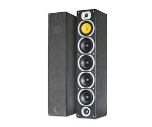 Fenton SHFT57B Torres HiFi de Suelo 4 vías Negras | Gran escena sonora, respuesta equilibrada, diseño estilizado, para equipos HiFi