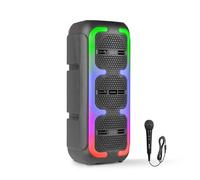 Fenton Track310 Altavoz Bluetooth portátil 120W con batería, Color Negro
