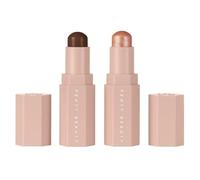 Fenty Beauty ORIGINAL | by Rihanna | Mini Match Stix Duo Contour & Highlighter Set - Contorno + Iluminador | 2 * 2,8 gramos | by BELLA | (05 EXPRESSO (2,8 g) + 03 SINAMON (2,8 g))