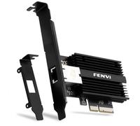 Fenvi - Tarjeta de Red PCIe de 10 GB con un Solo Puerto RJ45 Tarjeta Nic LAN Marvell AQtion AQC113C 10G Base-T Ethernet PCI-E Controlador Adaptador de Red para Windows 10/11/Linux y Windows Server