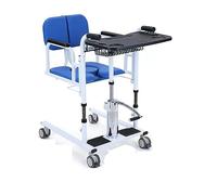 FENVY Ayuda de Transferencia de elevación hidráulica para Pacientes para el hogar con Asiento Dividido de 180° y Orinal, Mesa de Comedor, Transporte portátil para Personas Mayores