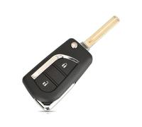 FENVY Cáscara de la Llave del Coche,para Toyota RAV4 Yaris Cross Hilux 2015+ TOY40 BA2TA 89070-0KB40,Llave Accesorios de Coche Remoto Piezas de Caja Coche remota Botones,A-2 Buttons