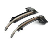 FENVY Intermitentes Led Dinámicos Luces Señal Giro Espejo Retrovisor Lateral para Audi A5 / S5 B8 / 8K 2007-2009,Intermitente Secuencial Dinámico,B-Blackened