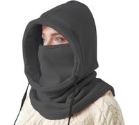 FENXIXIONE Pasamontañas Pasamontañas de invierno para Hombres y Mujeres Tiempo Frío Esquí Senderismo Ciclismo Al aire libre Equipo de abrigo (Talla única,Gris)